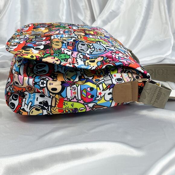 Tokidoki Food Buffet Messenger Ipad Bag Purse Vintage Rare Adios 2015 New - Picture 5 of 13
